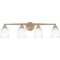 Quoizel Cecilia Bath 4 Lights Bronze Gold CEC8632BGD - alternate 1
